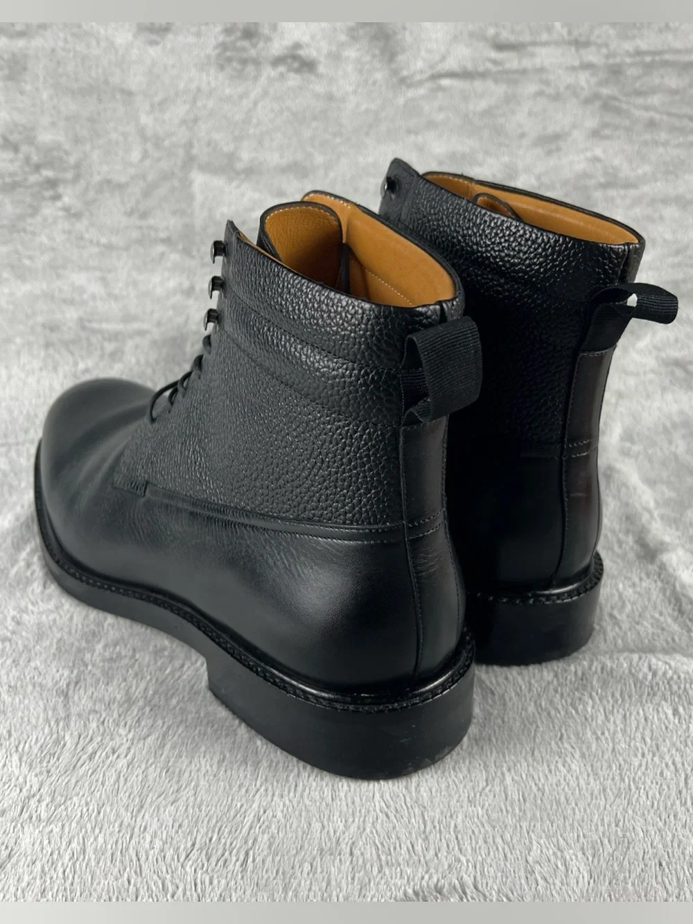 Beckett Simonon Oscar Boots Mens US Size 11 Black Full Grain Leather Handcrafted